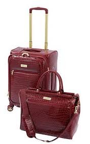 Samantha Brown Croco Luggage Set